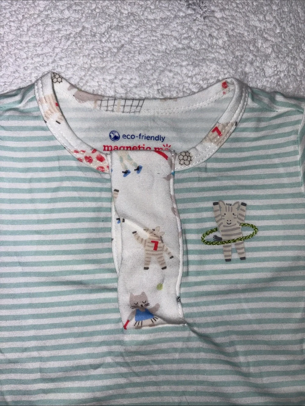 Magnetic me Furry Field Magnetic Top + Pant Set unisex 0-3m